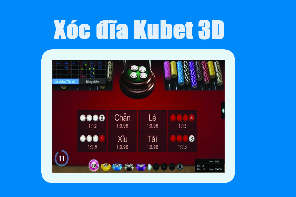 Xóc đĩa 3D KUBET