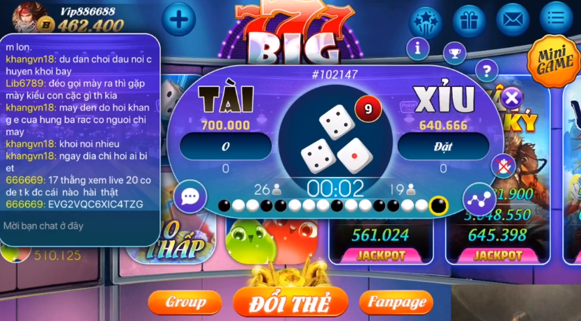 Game Slot đổi thưởng - Big 777 club