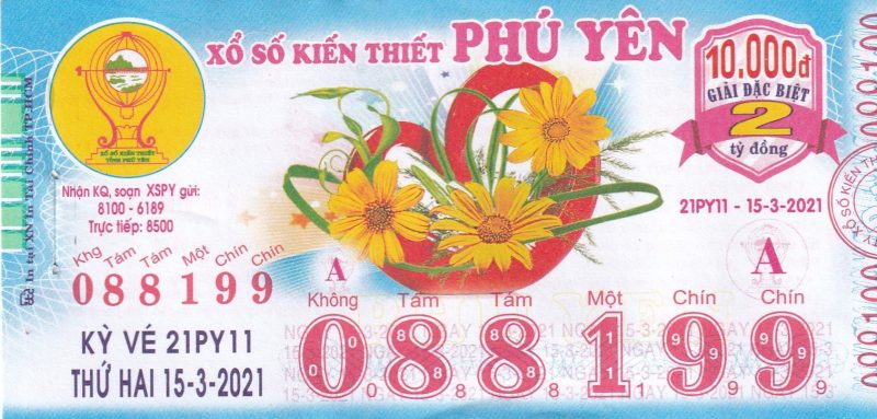 vé số phú yên