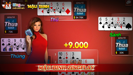 Game mậu binh zingplay