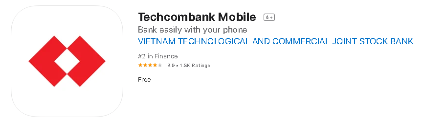 Hướng dẫn nạp tiền thông qua ngân hàng Techcombank