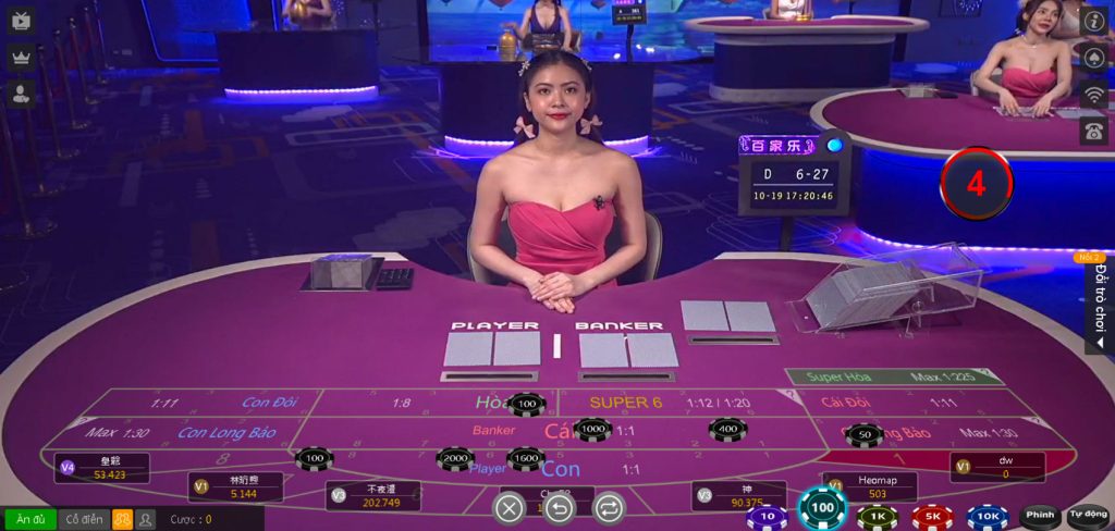 Chiến thuật 1-3-2-4 luôn mang lại sự tự tin khi chơi Baccarat
