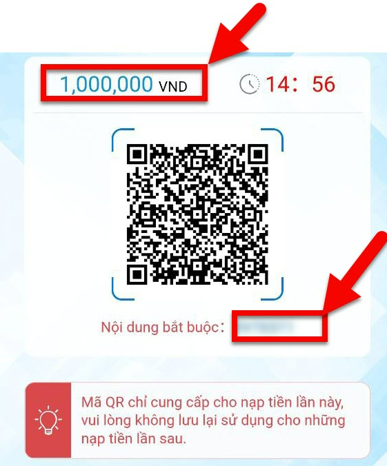 Hướng dẫn nạp tiền thông qua ngân hàng Agribank 