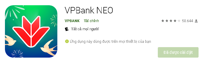 Hướng Dẫn nạp tiền thông qua ngân hàng VPBank Neo 