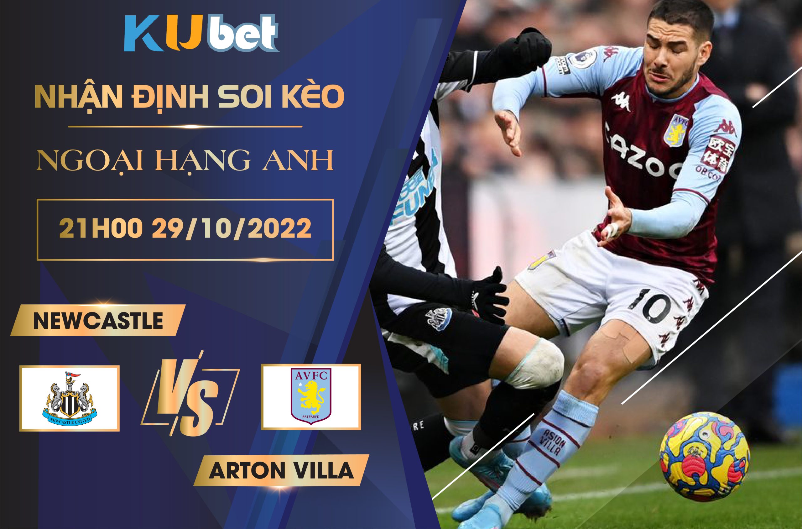 [NGOẠI HẠNG ANH] NEWCASTLE VS ASTON VILLA 21H00 NGÀY 29/10