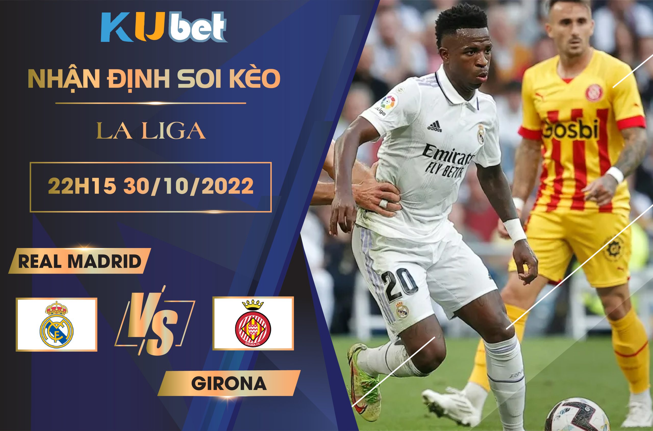 [LA LIGA] REAL MADRID VS GIRONA 22H15 NGÀY 30/10