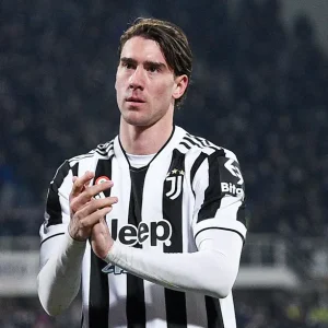 Dusan Vlahovic trong màu áo Juventus