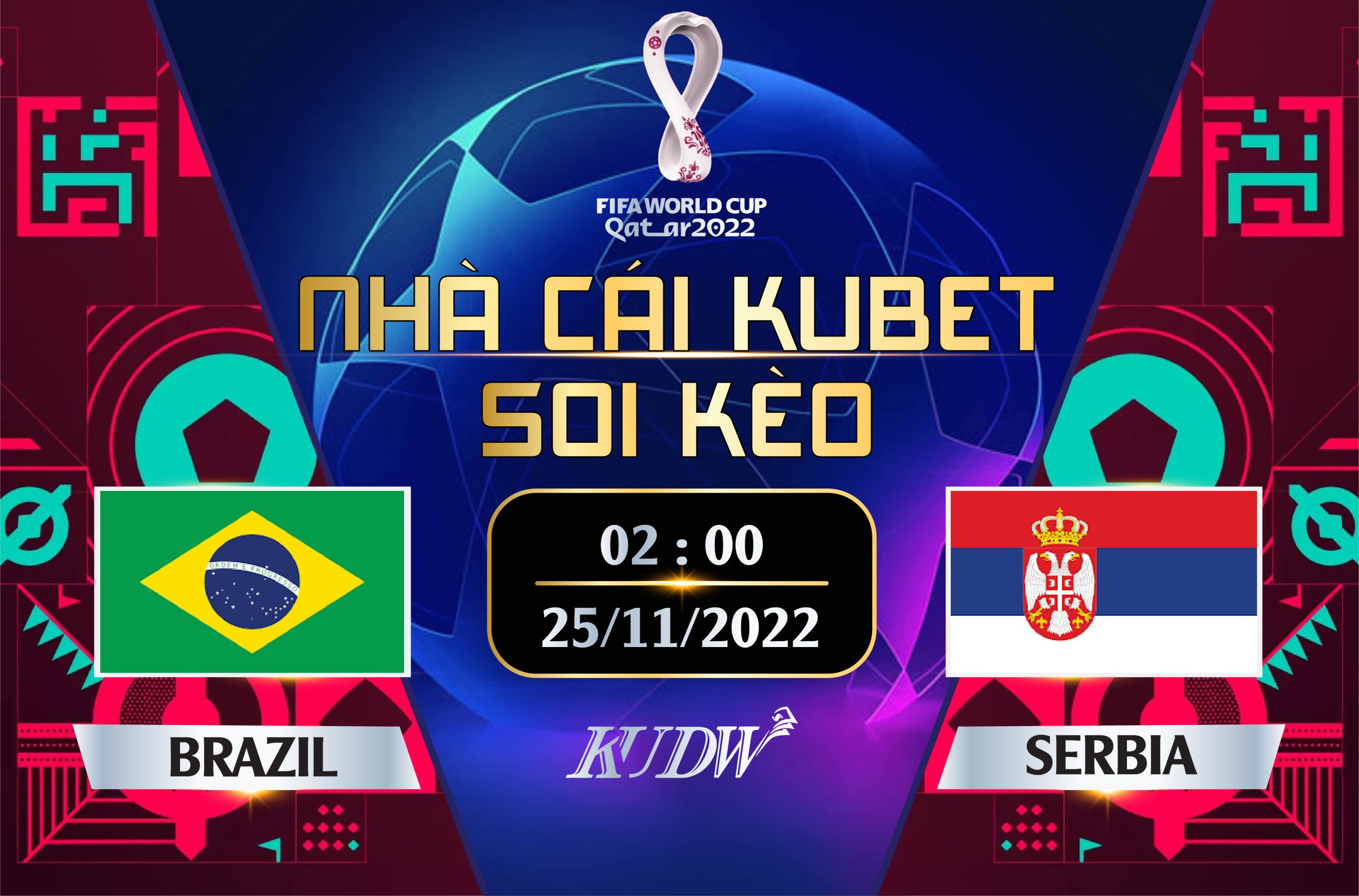 Nhân định trận đấu giữa BRAZIL VS SERBIA 02H00 ngày 25/11/2022