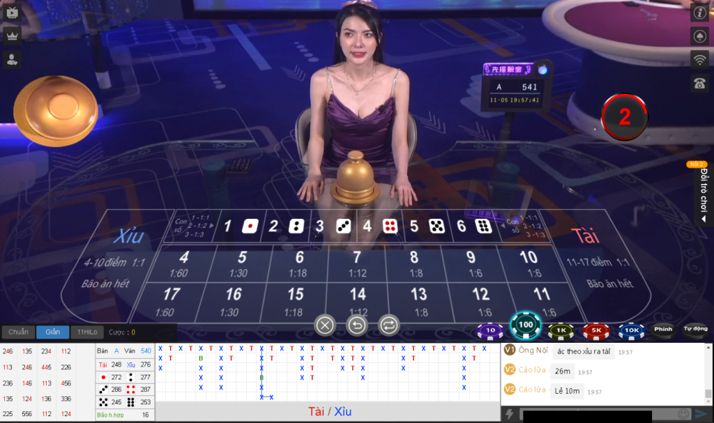 Dealer người việt tương tác trực tiếp với cược thủ tại Ku Casino
