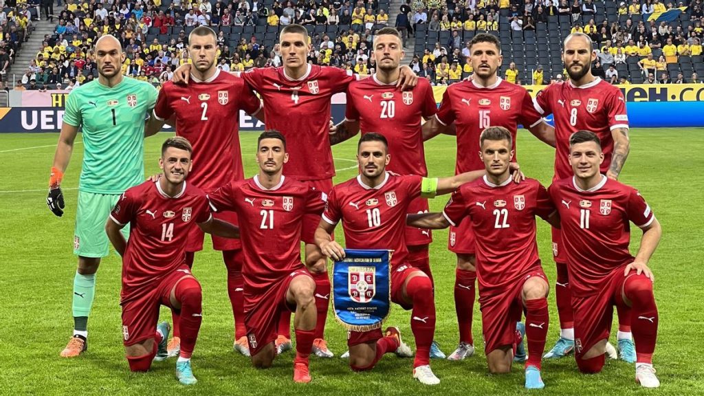 Các cầu thủ Serbia tham dự World Cup 2022 