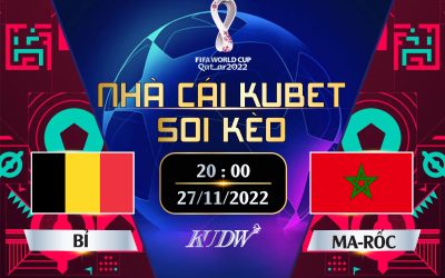 BỈ Vs MAROC