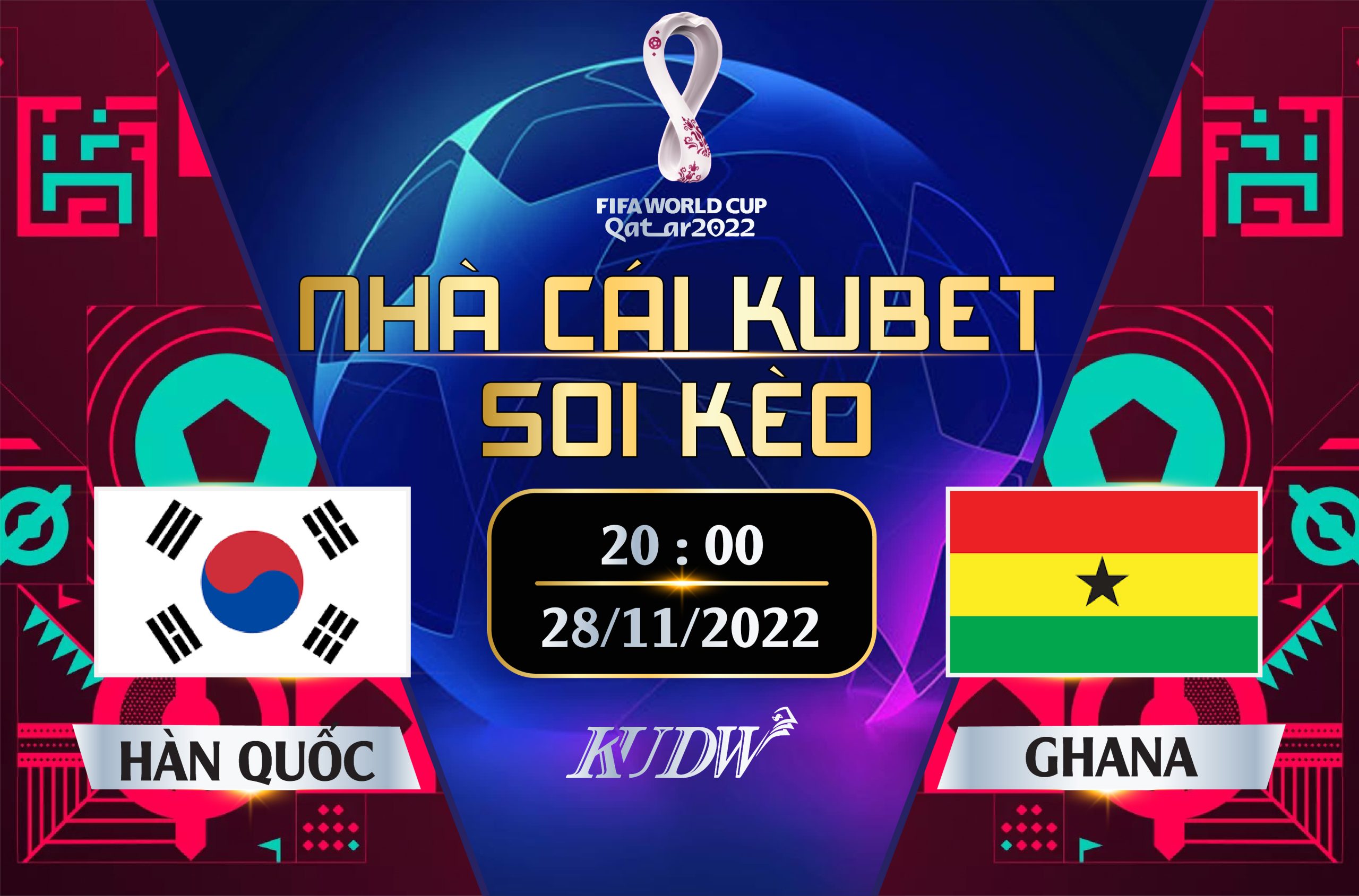 HÀN QUỐC Vs GHANA-20H NGÀY 28/11