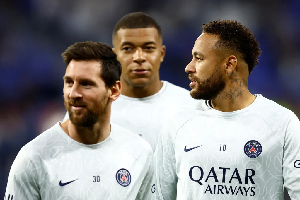 Bộ 3 Messi, Mbappe và Neymar của PSG 