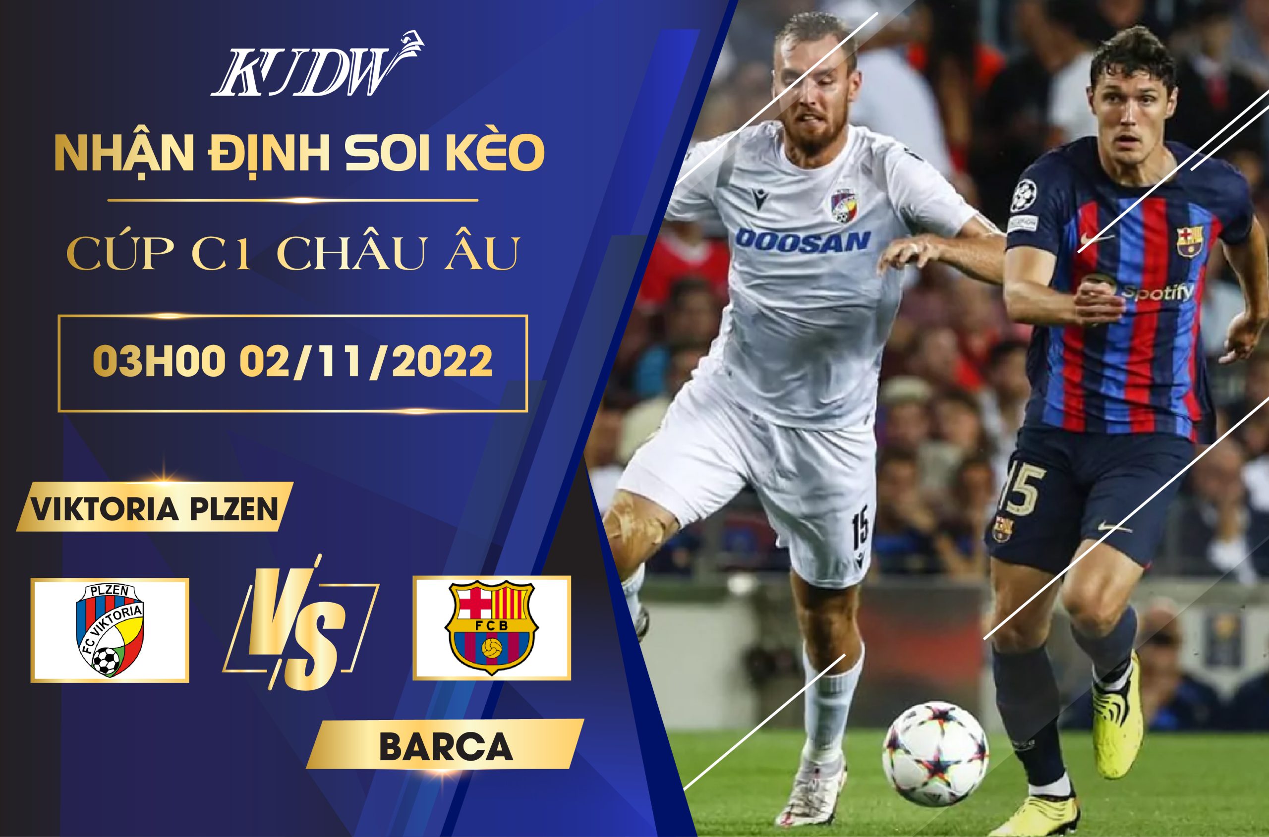 Viktoria Plzen Vs Barca giải C1