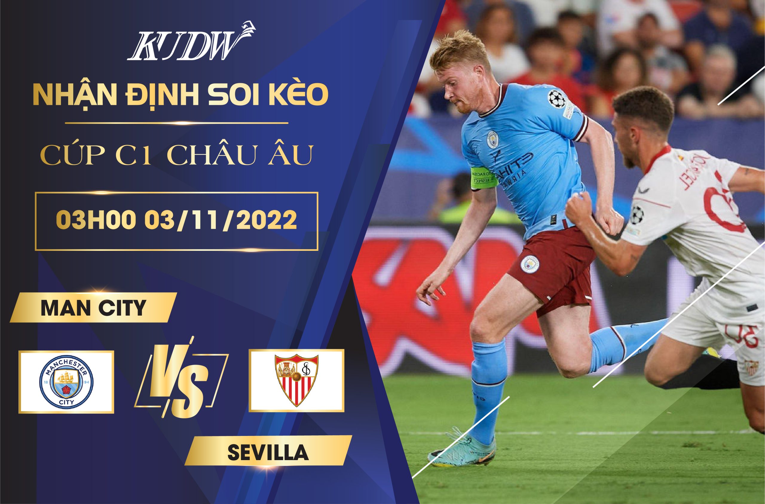 MAN CITY VS SEVILLA: MAN XANH-GÃ TỆ BẠC CHỈ CÓ CHUYÊN MÔN