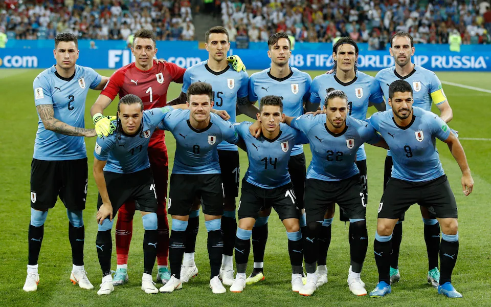 Các cầu thủ Uruguay tham dự World Cup 2022 