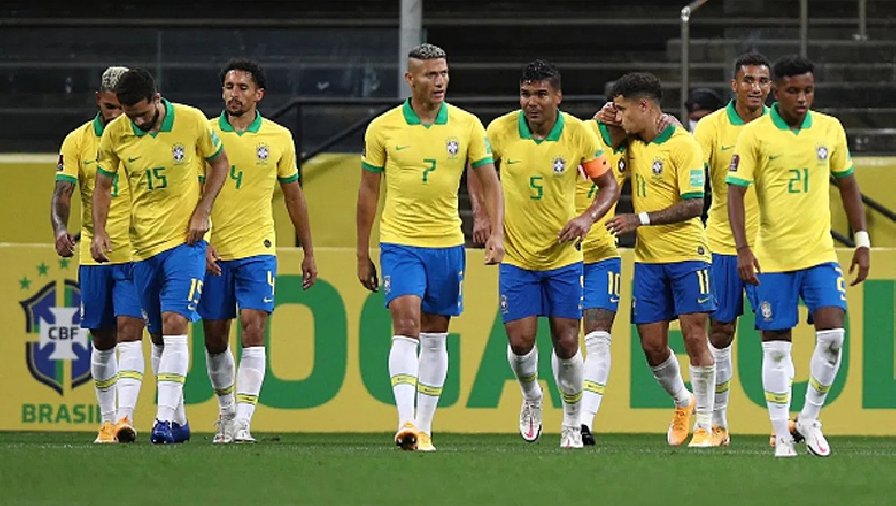 Khả năng Brazil vô địch rất cao