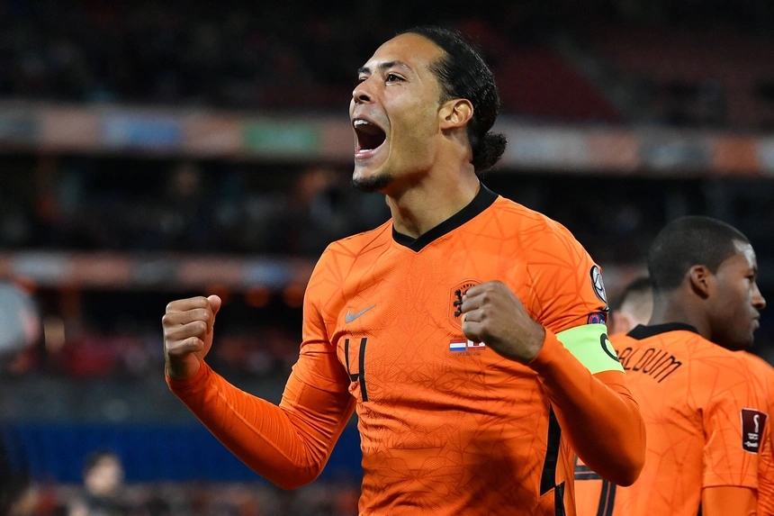 Van Dijk là đầu tàu của tuyển Hà Lan.

