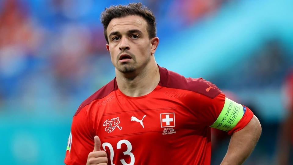 Xherdan Shaqiri của tuyển Thụy Sĩ.