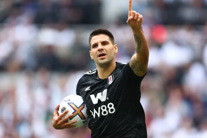 Mitrovic trong màu áo Fulham 
