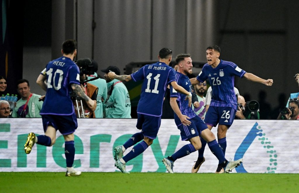 Cầu thủ Argentina ăn mừng bàn thắng mở tỷ số - (Kubet cập nhật) 
