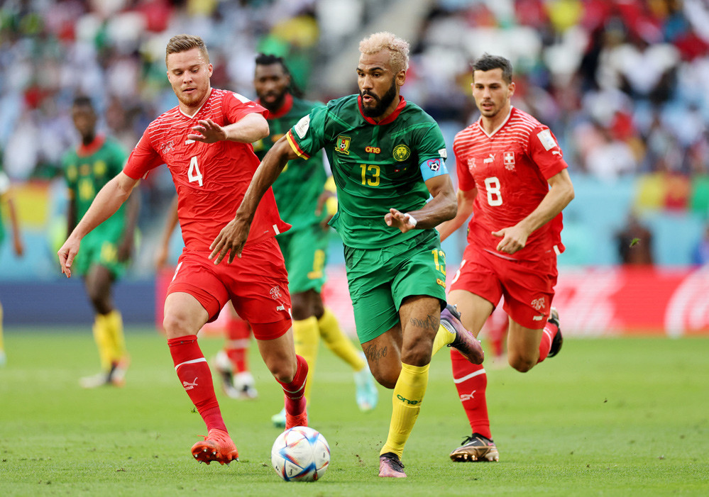 Đội tuyển Cameroon đã có cơn mưa bàn thắng khi đối đầu với Serbia