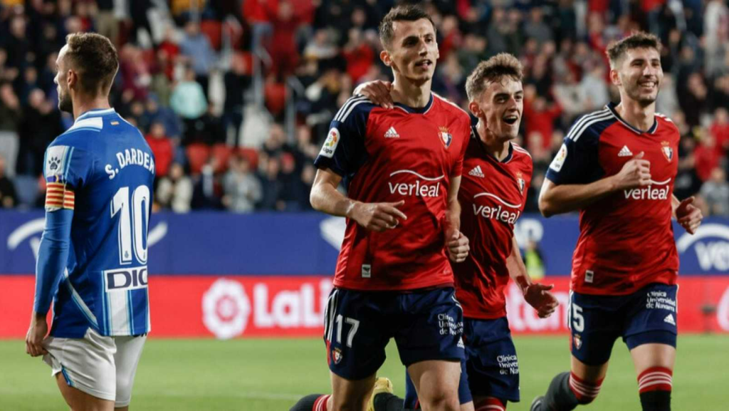 Các cầu thủ Osasuna ăn mừng bàn thắng - (Kubet cập nhật)