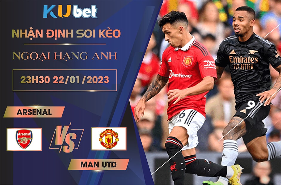 [NGOẠI HẠNG ANH] ARSENAL VS MAN UTD 23H30 NGÀY 22/01