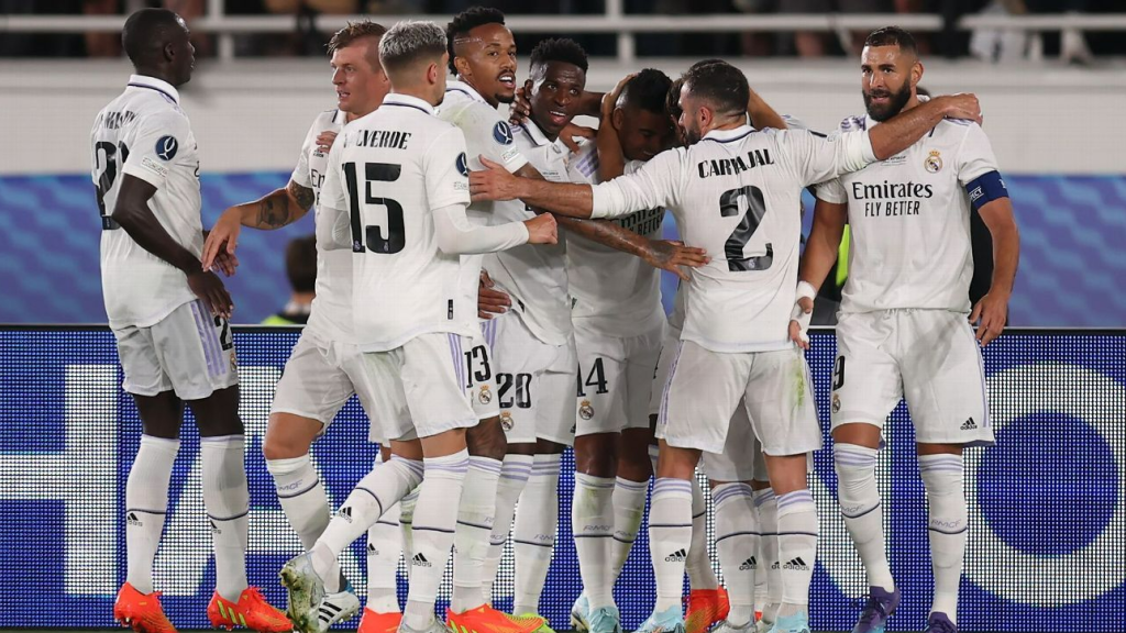Các cầu thủ Real Madrid ăn mừng bàn thắng - (Kubet cập nhật)