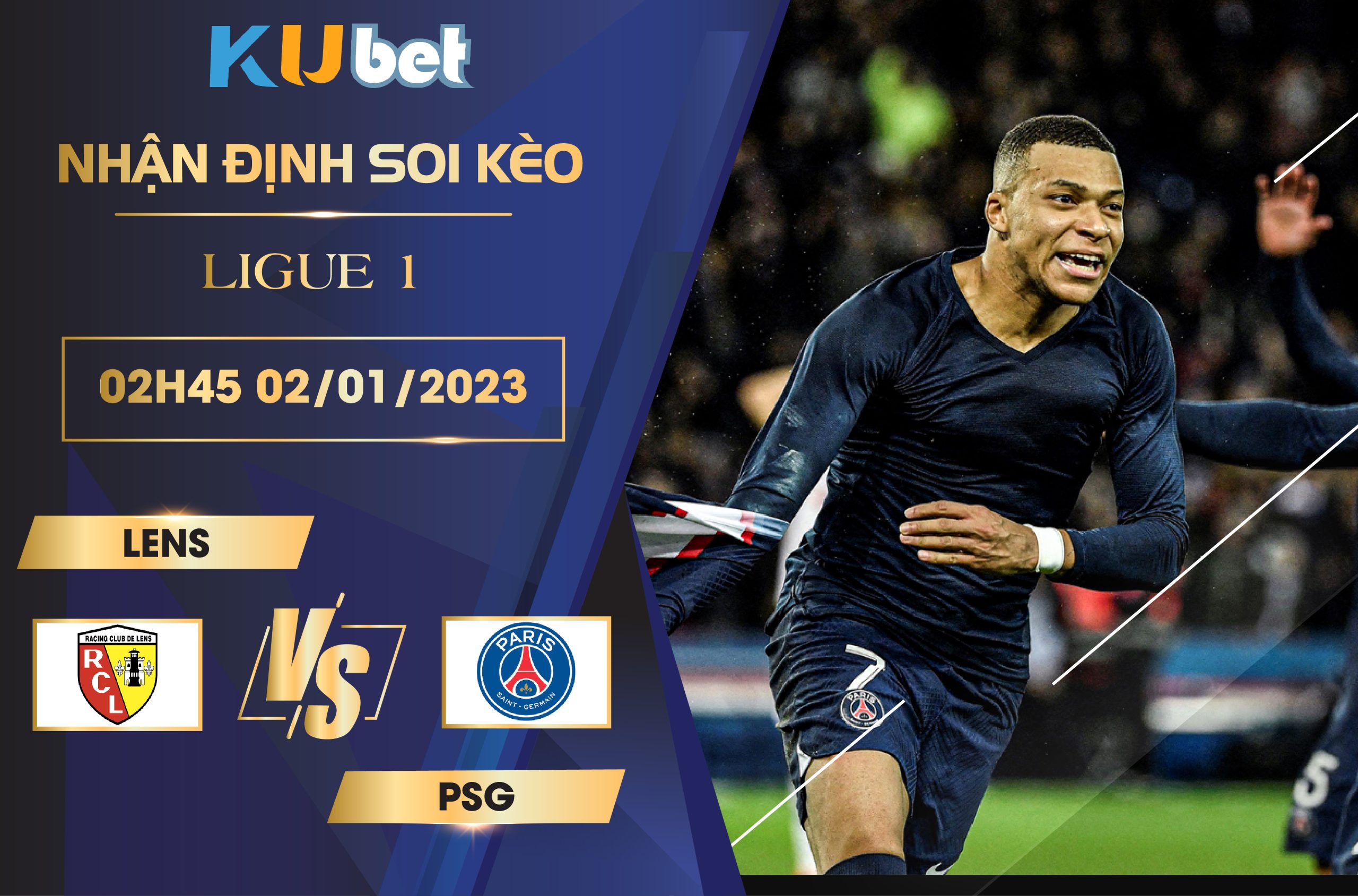 [LIGUE 1 ] LENS VS PSG 02H45 NGÀY 02/01/2023