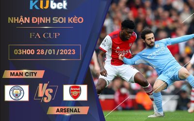 MAN CITY VS ARSENAL 03H00 NGÀY 28/01