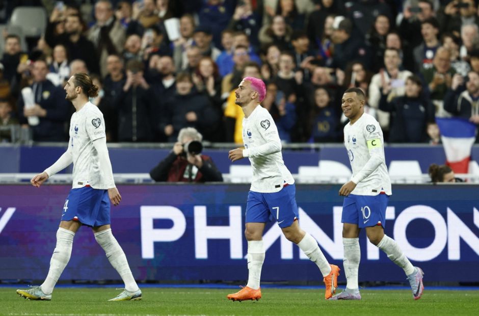 Sân khấu Stade de France hôm qua hoàn toàn thuộc về tuyển Pháp