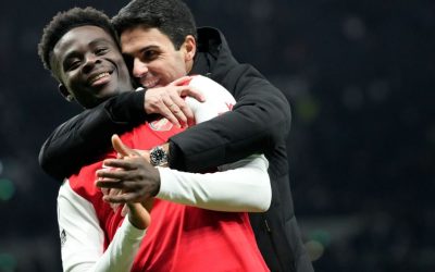 Bukayo Saka được HLV Arteta rất yêu quý tại Arsenal