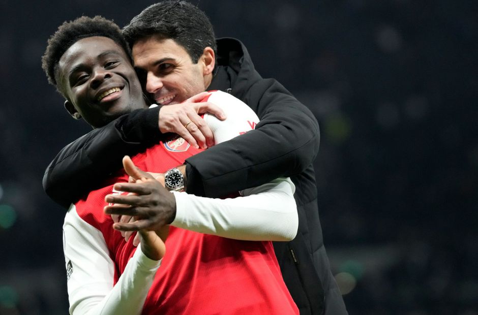 Bukayo Saka được HLV Arteta rất yêu quý tại Arsenal