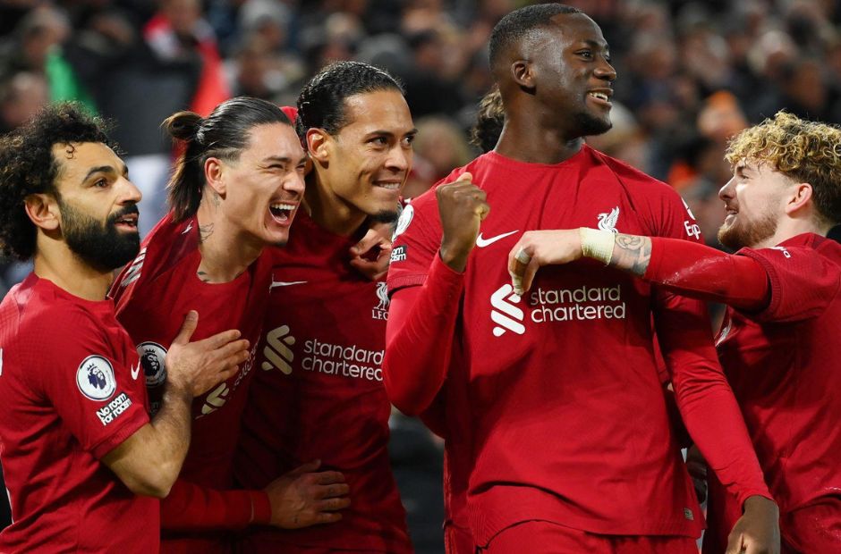 Các cầu thủ Liverpool cùng nhau ăn mừng bàn thắng - (Kubet cập nhật)