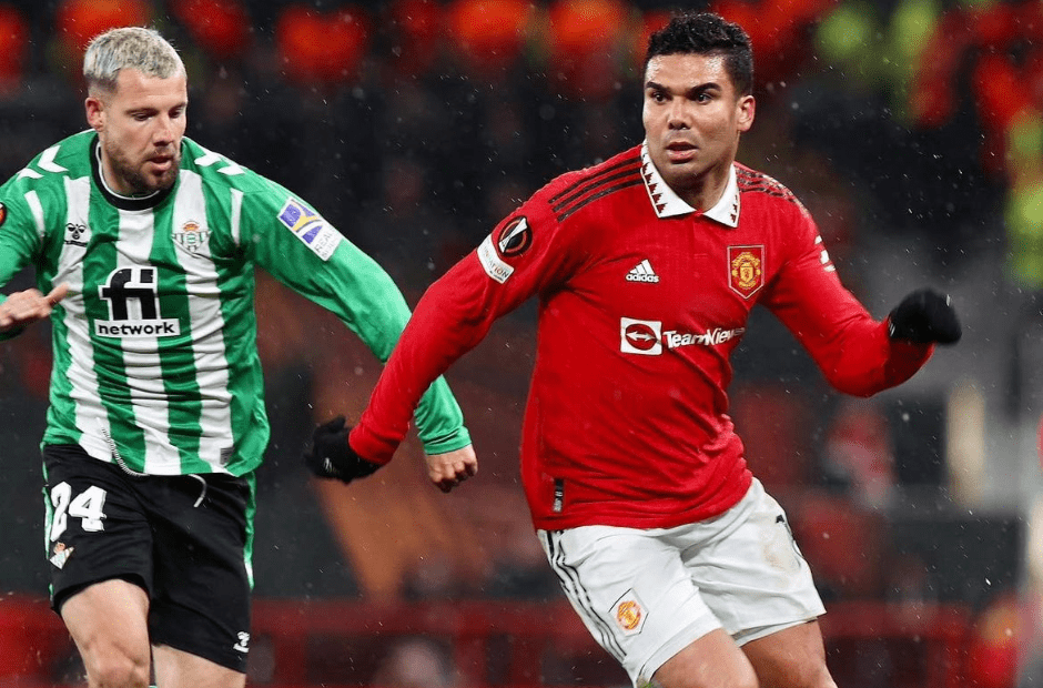 Casemiro thu hồi thành công 16 lần từ CLB Real Betis