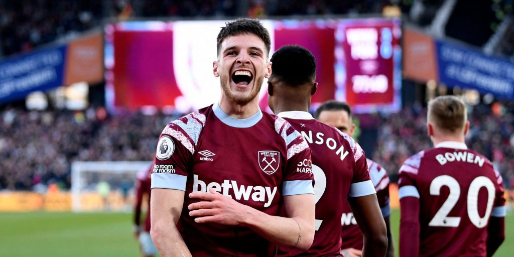 Declan Rice có thể cập bến Arsenal