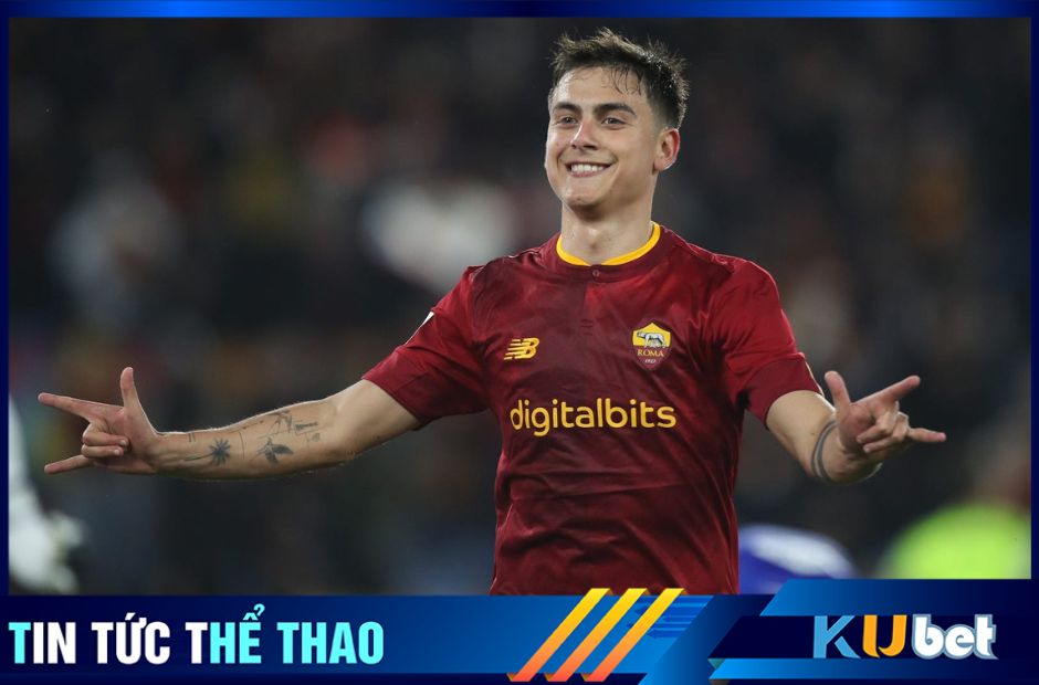 Paulo Dybala trong màu áo CLB AS Roma