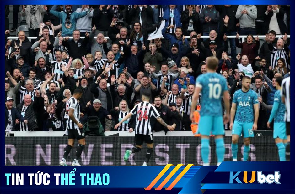 Newcastle 21 phút đầu hiệp 1 họ đã có được 5 bàn thắng vào lưới Tottenham