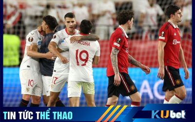 Man UTD thua 3 bàn không gỡ, buộc dùng chân tại đấu trường Europa League (thua chung cuộc 2-5)