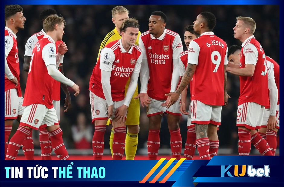 Arsenal bị cầm hòa ở 3 trận liên tiếp , top 1 bảng xếp hạng lung lay