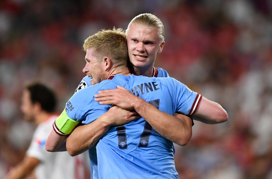 Haaland và De Bruyne cặp đôi song sát hoàn hảo