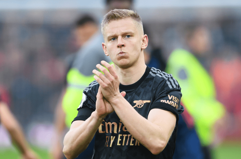 Sau chấn thương Zinchenko đã tập luyện trở lại