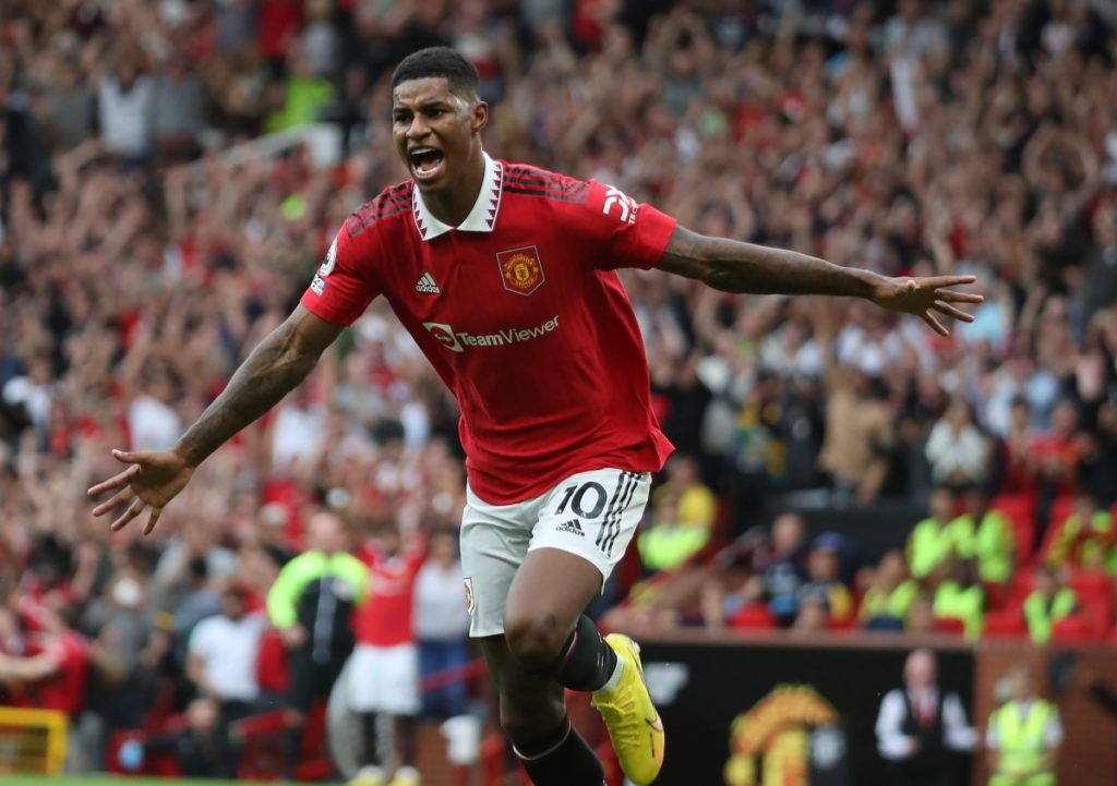 Rashford  đang có phong độ thăng hoa tại Man UTD