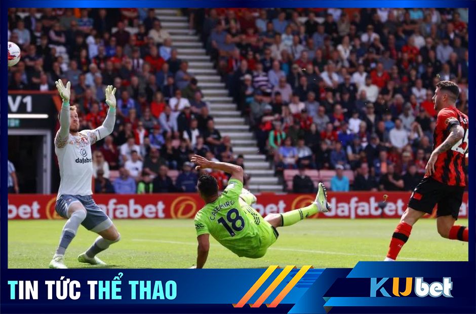 Casemiro đã có một bàn thắng tuyệt vời vào lưới Bournemouth