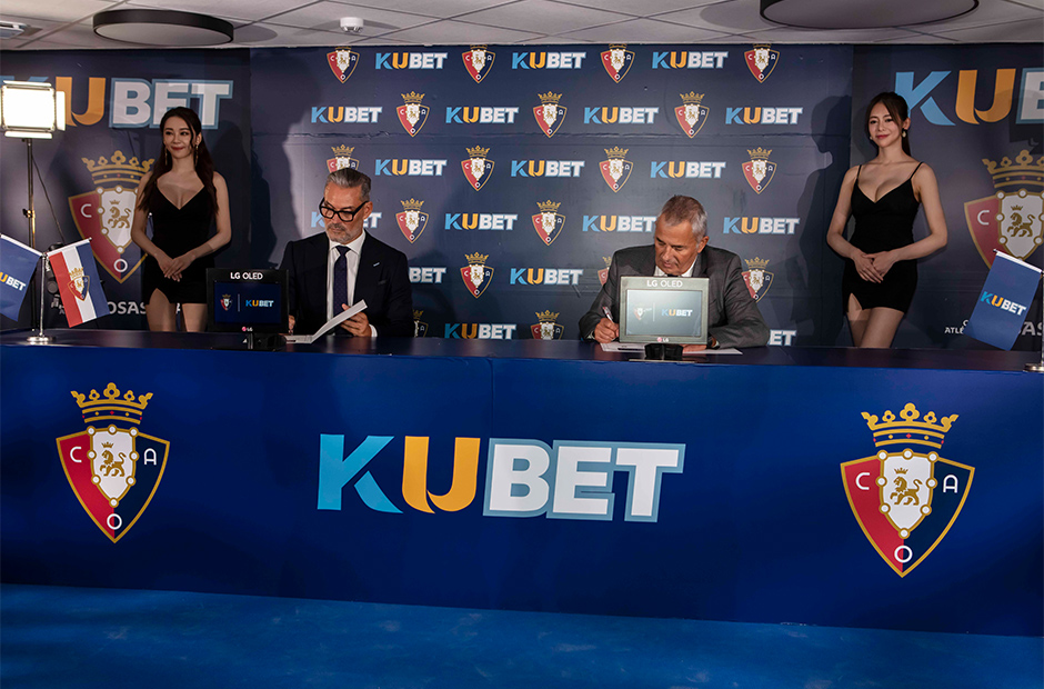 Lễ ký kết đối tác độc quyền giữa Kubet và CLB CA Osasuna
