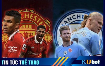 Man UTD vs Man City sẽ đối đầu trực tiếp với nhau