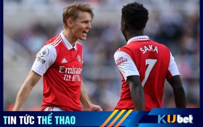 Saka khen ngợi Odegaard người thủ lĩnh đích thực của Pháo thủ