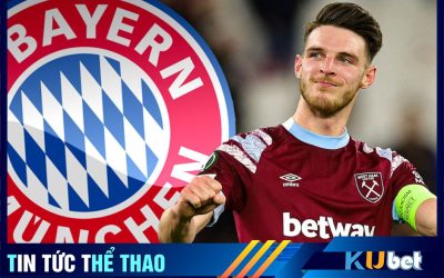 Rice là mục tiêu khao khát của Arsenal cũng như là Bayern munich