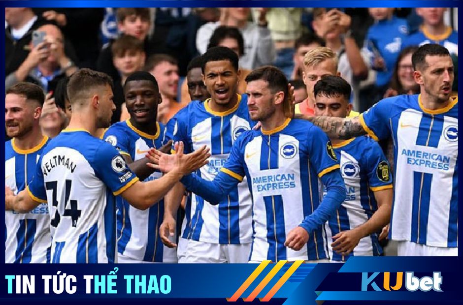 Brighton được thưởng vì tấm vé dự Europa League.